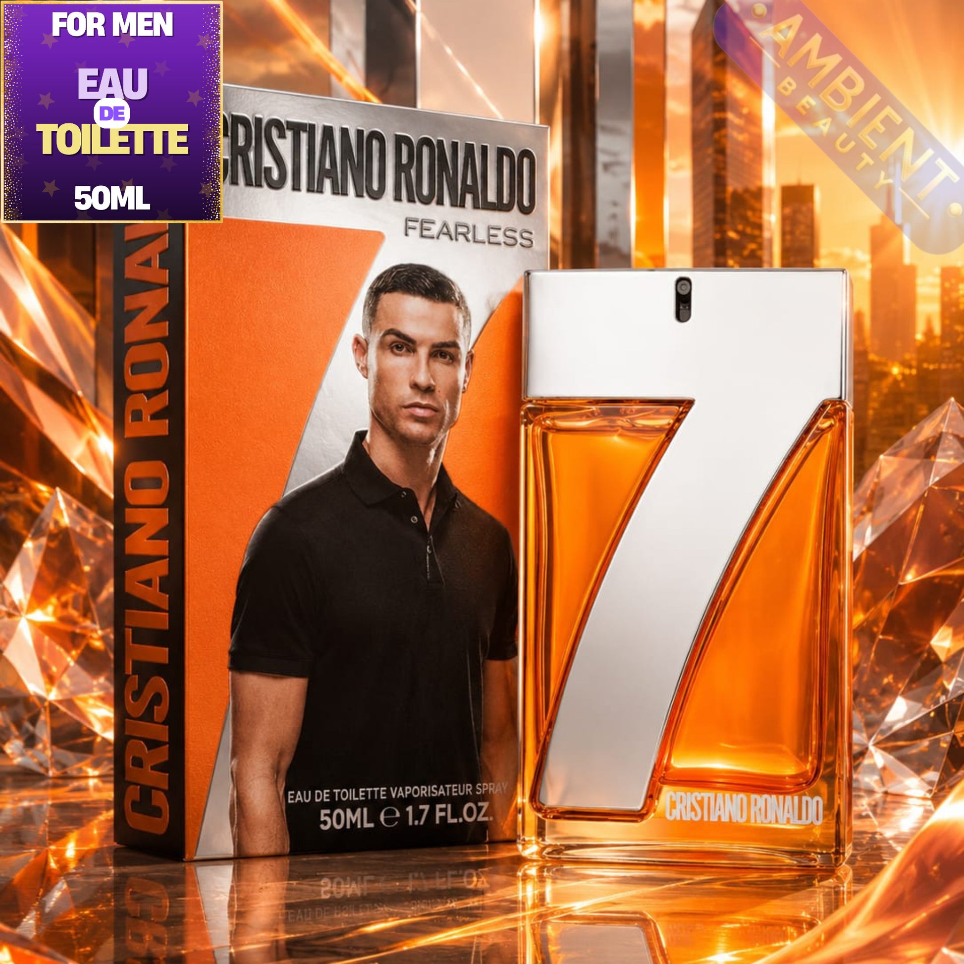 Cristiano Ronaldo CR7 Fearless Eau de Toilette 50ml For Men