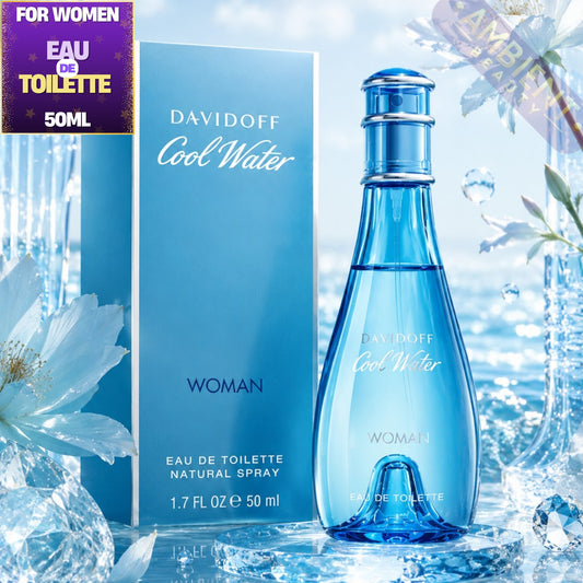 Davidoff Cool Water Woman Eau de Toilette 50ml For Women