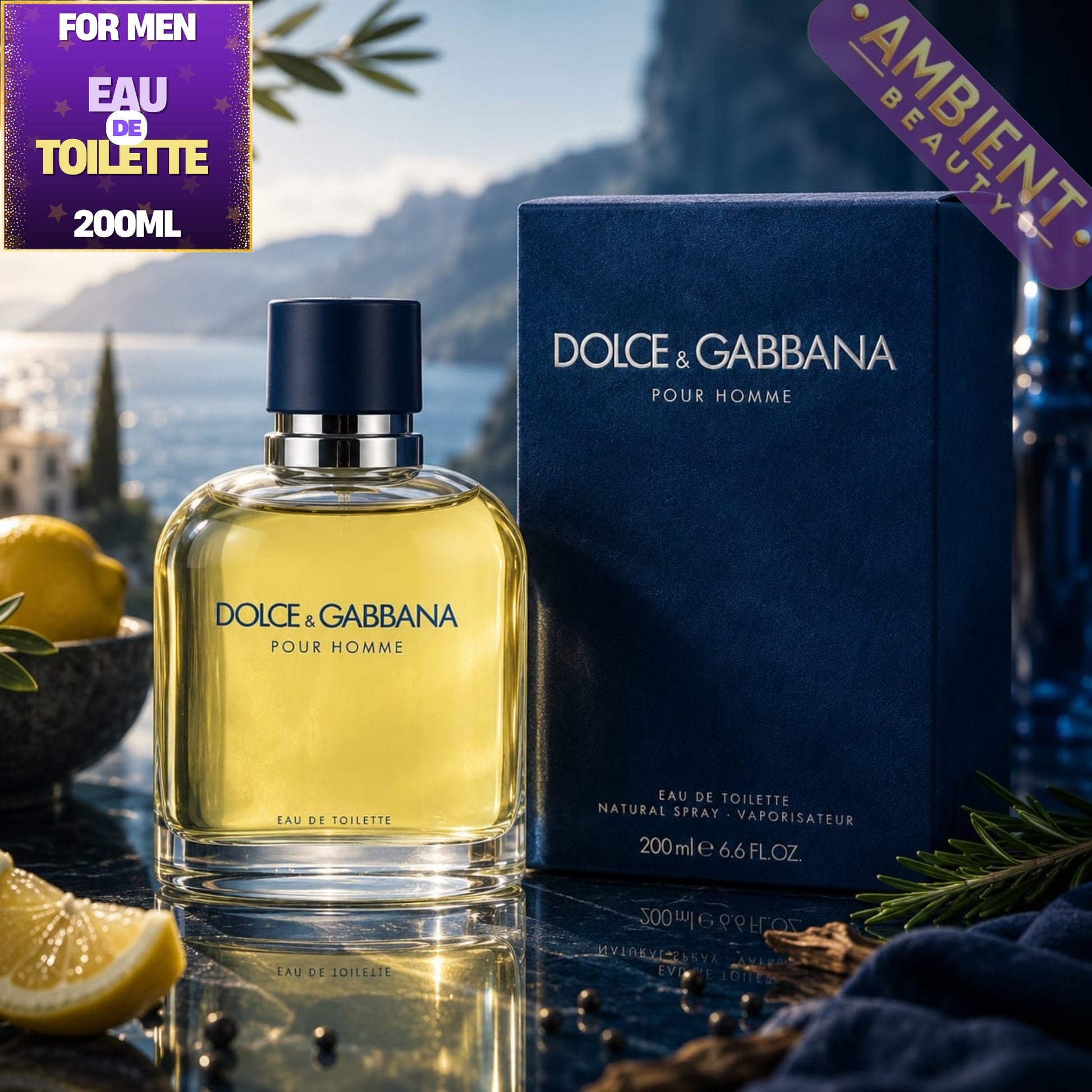 Dolce & Gabbana Pour Homme Eau de Toilette 200ml For Men
