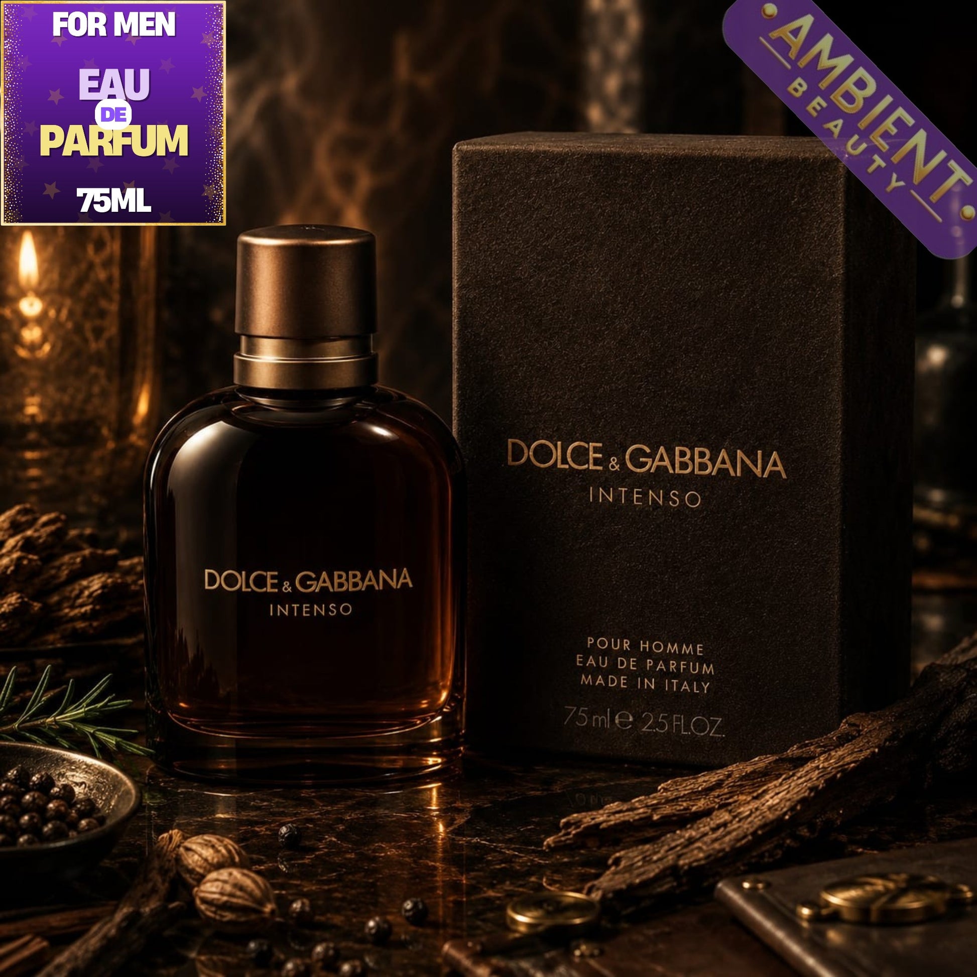 Dolce & Gabbana Pour Homme Intenso Eau de Parfum 75ml For Men