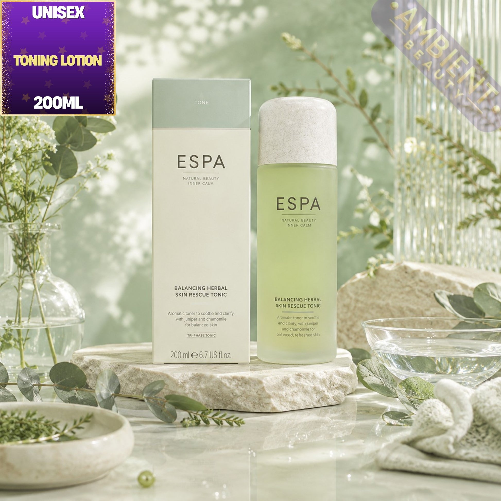 ESPA Balancing Herbal Spa-Fresh Tonic 200ml For Men and Women