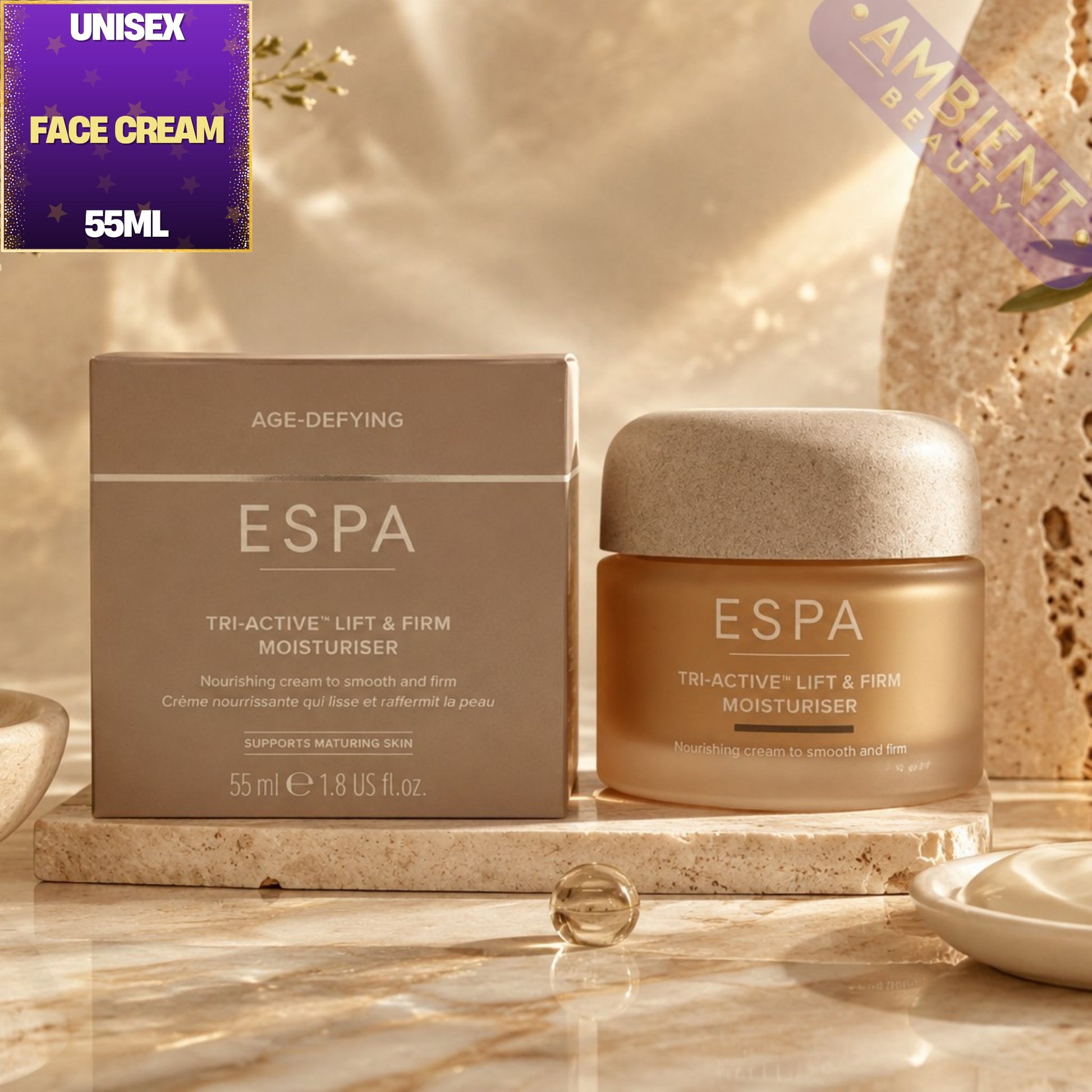 ESPA Tri-Active Lift & Firm Moisturiser 55ml For Men and Women
