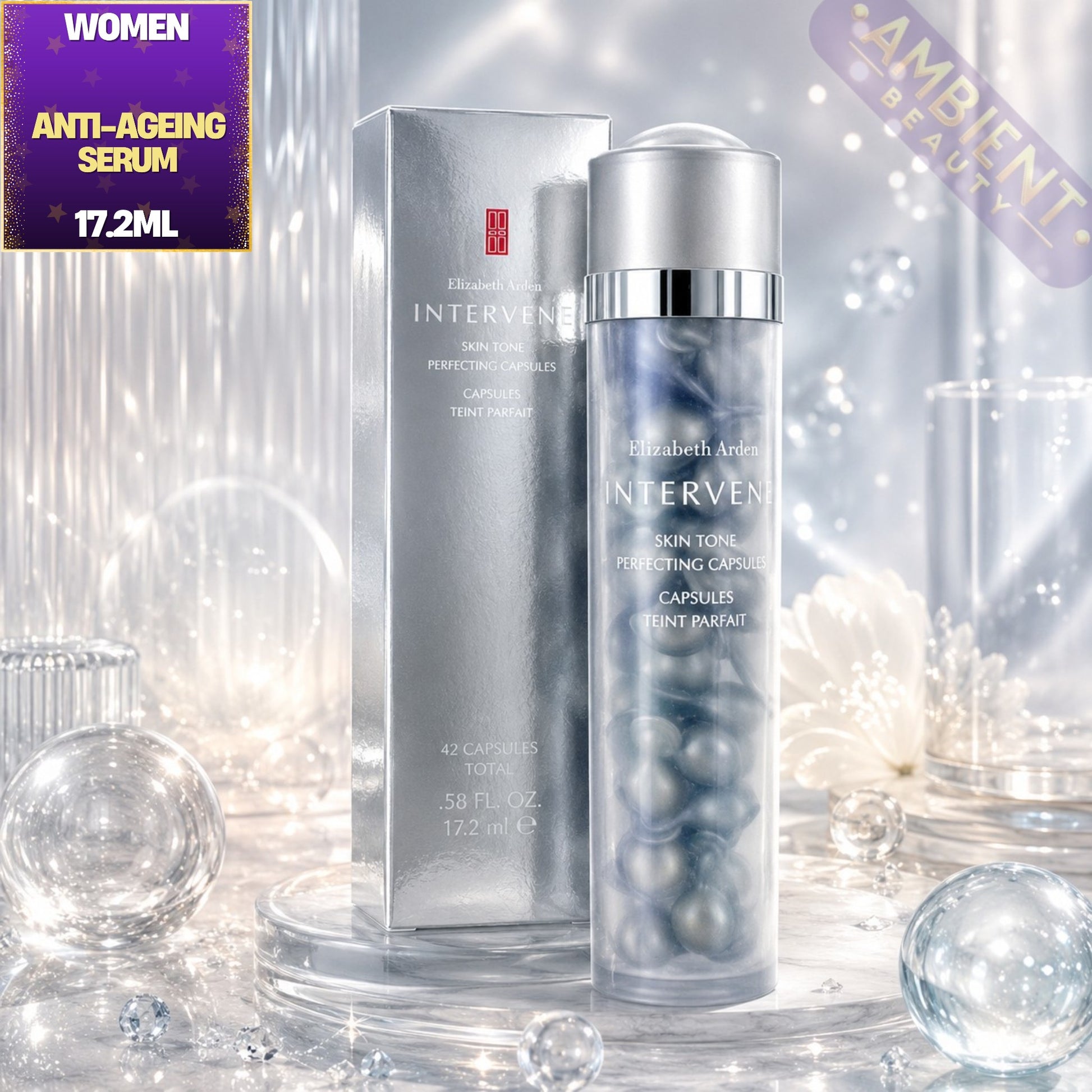 Elizabeth Arden Intervene Skin Tone Capsules 37 Caps 17.2ml For Women