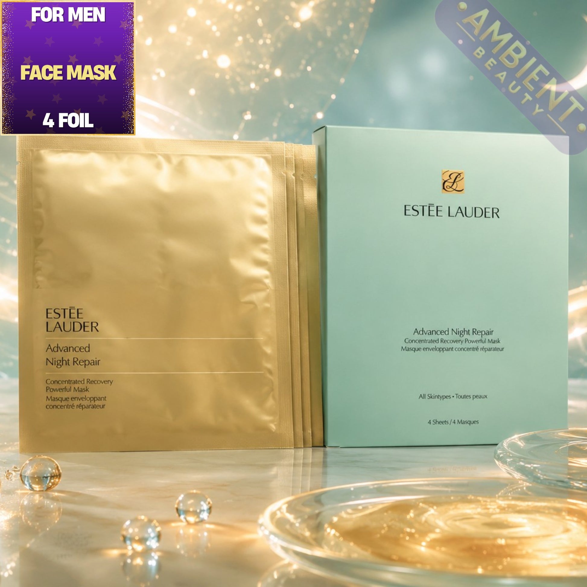 Estée Lauder Advanced Night Repair Concentrated Recovery PowerFoil Mask 4 Foil Masks For Women