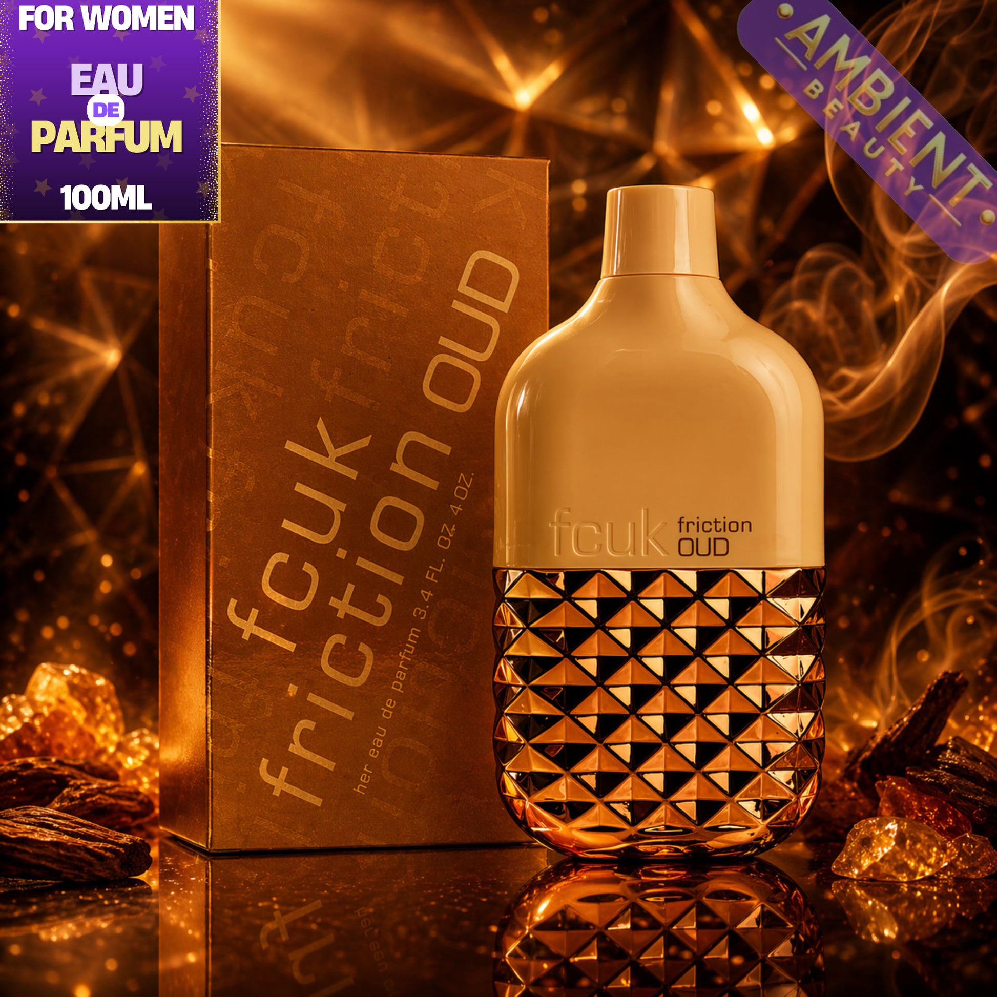 French Connection Friction Oud For Him Eau de Parfum 100ml Spray