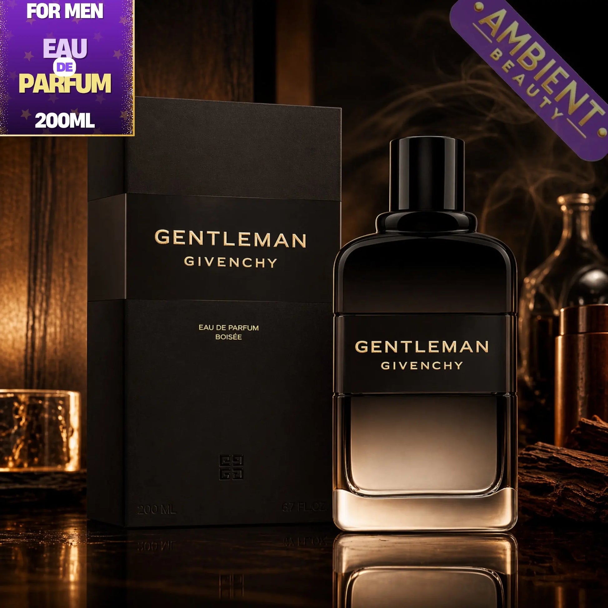 Givenchy Gentleman Eau de Parfum Boisée 200ml For Men