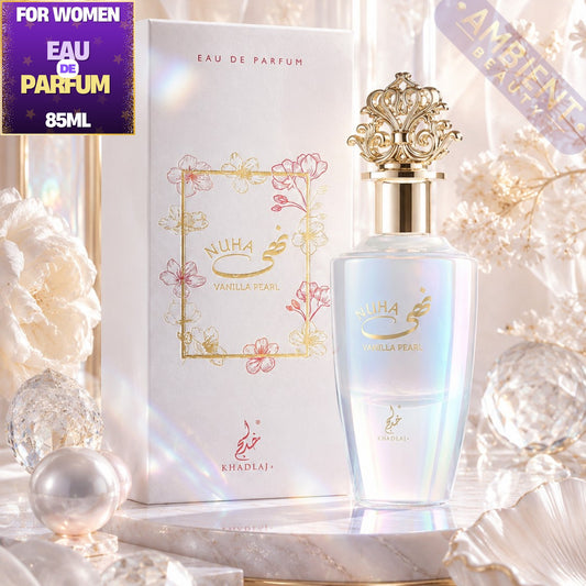 Khadlaj Nuha Vanilla Pearl EDP 85ml For Women