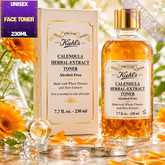 Kiehl's Calendula Herbal-Extract Alcohol-Free Toner 230ml For Men and Women