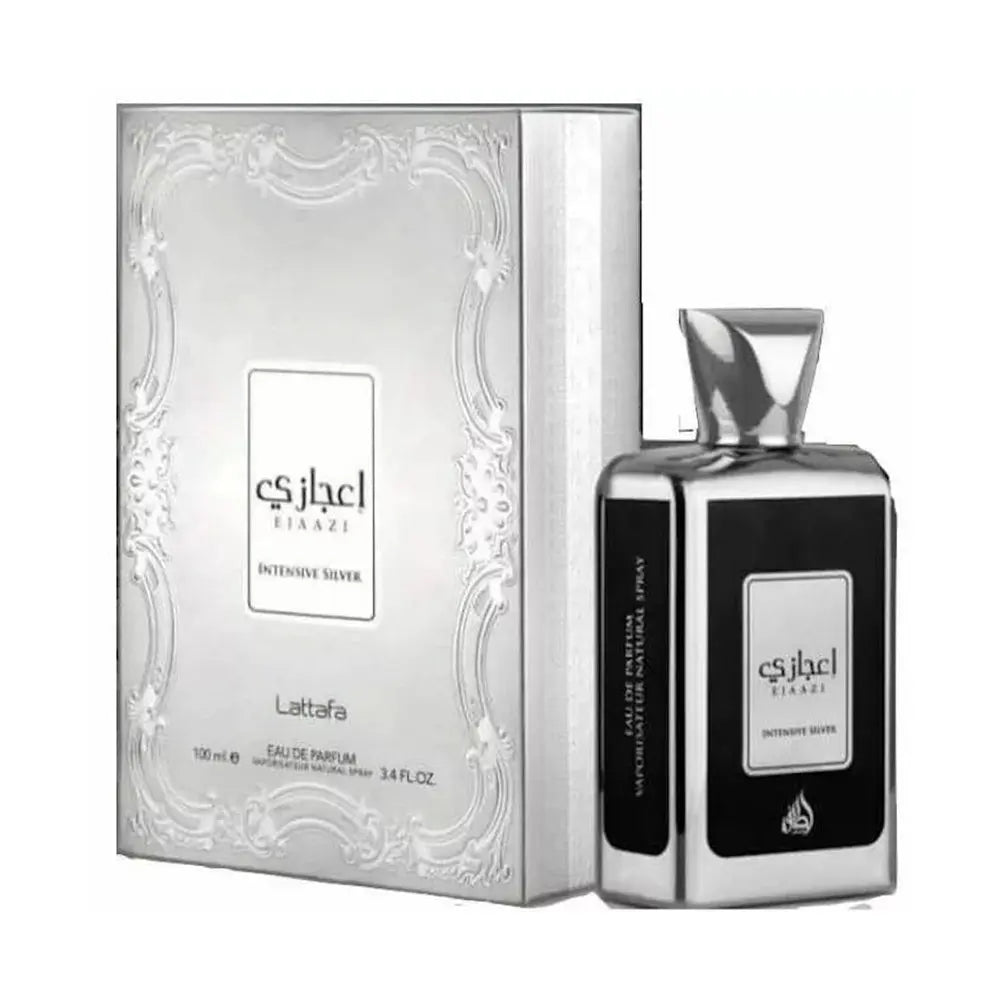 LATTAFA Ejaazi Intensive Silver Eau De Parfum 100ml LattafaAmbient Beauty