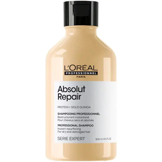 LOREAL Professionnel Serie Expert Absolut Repair Protein + Gold Quinoa Instant Resurfacing Shampoo 300ml LorealAmbient Beauty