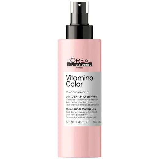 LOREAL Professionnel Serie Expert Vitamino Colour 10-In-1 Multi-Benefit Resurfacing Leave-In Treatment Milk 190ml LorealAmbient Beauty