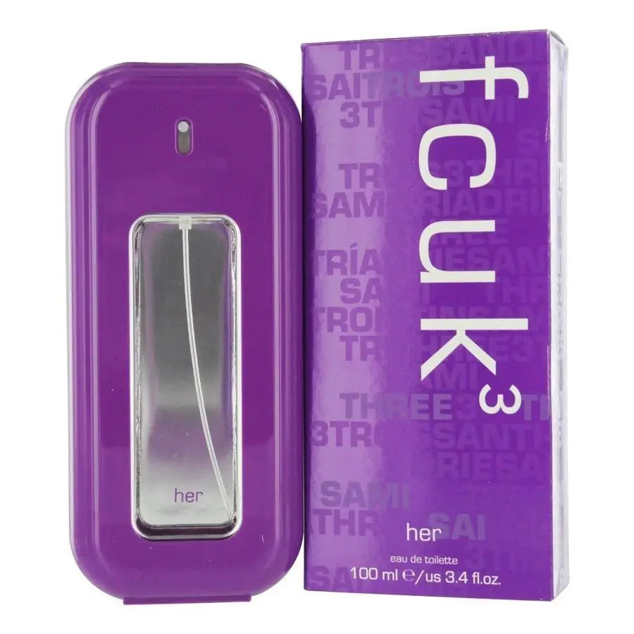 French Connection FCUK 3 Her Eau de Toilette 100ml Spray