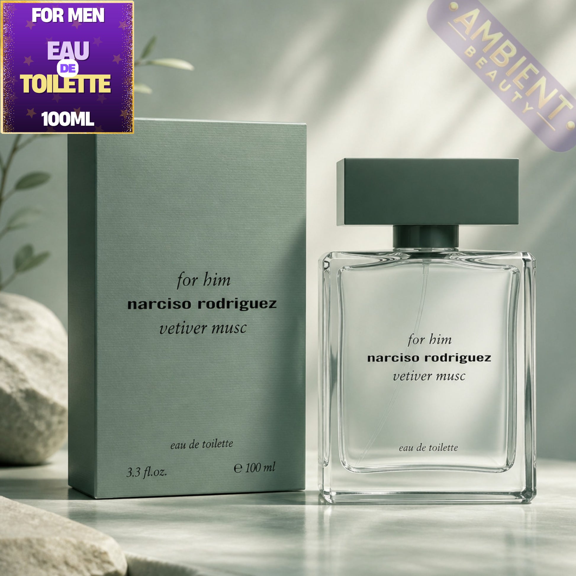 Narciso Rodriguez For Him Vetiver Musc Eau de Toilette 100ml For Men