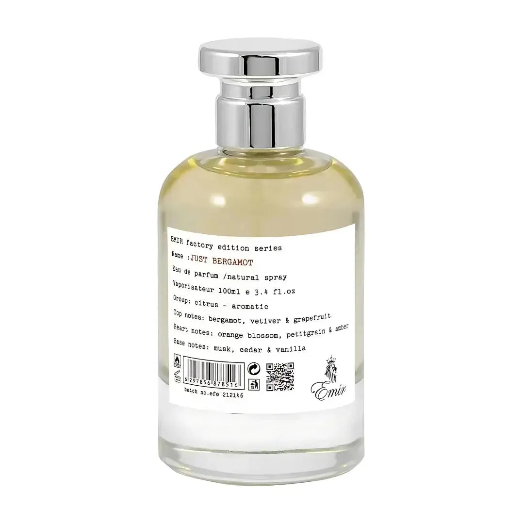 EMIR Factory Edition Just Bergamot Eau De Parfum 100ml by Paris Corner Paris Corner Ambient Beauty