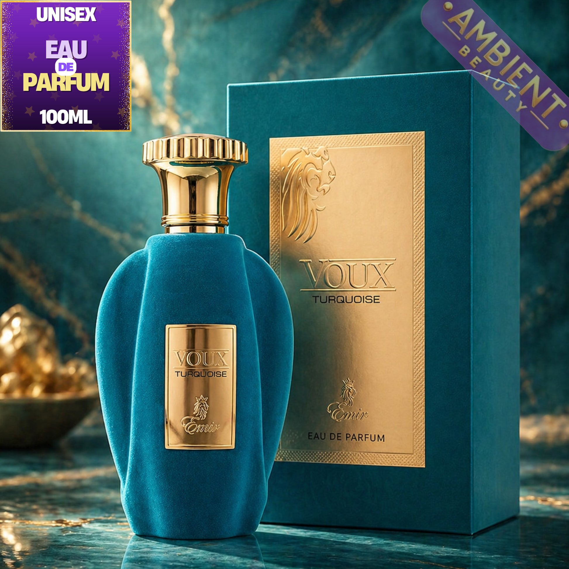 Paris Corner Voux Turquoise Eau de Parfum 100ml For Men and Women
