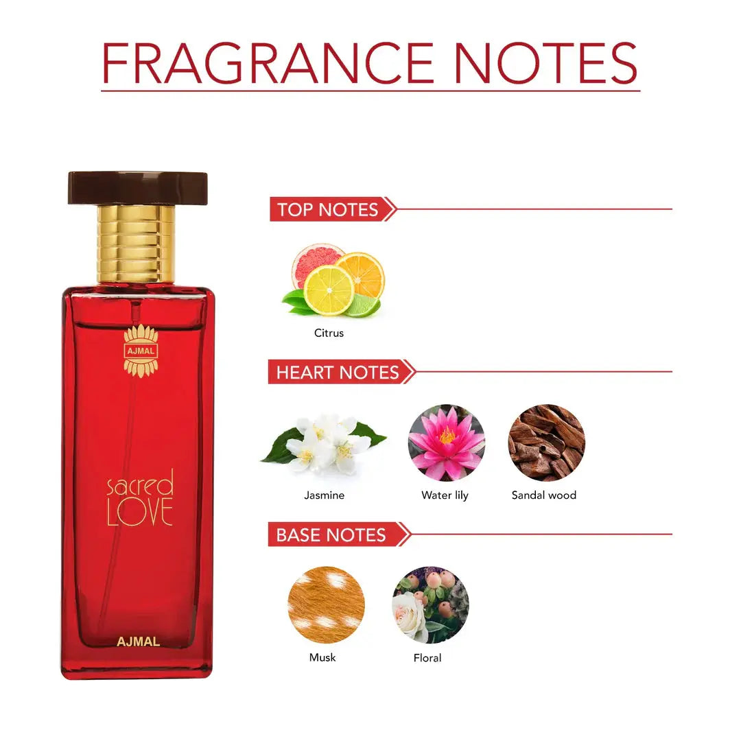 Ajmal Sacred Love Eau de Parfum 50ml For Women