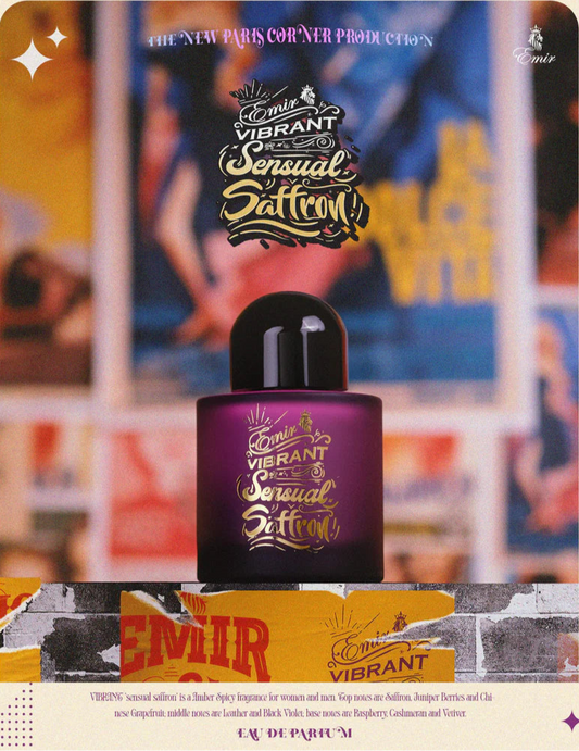 EMIR Vibrant Sensual Saffron Eau De Parfum 100ml by Paris Corner