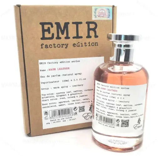 EMIR Factory Edition Warm Leather Eau De Parfum 100ml by Paris Corner Paris Corner Ambient Beauty