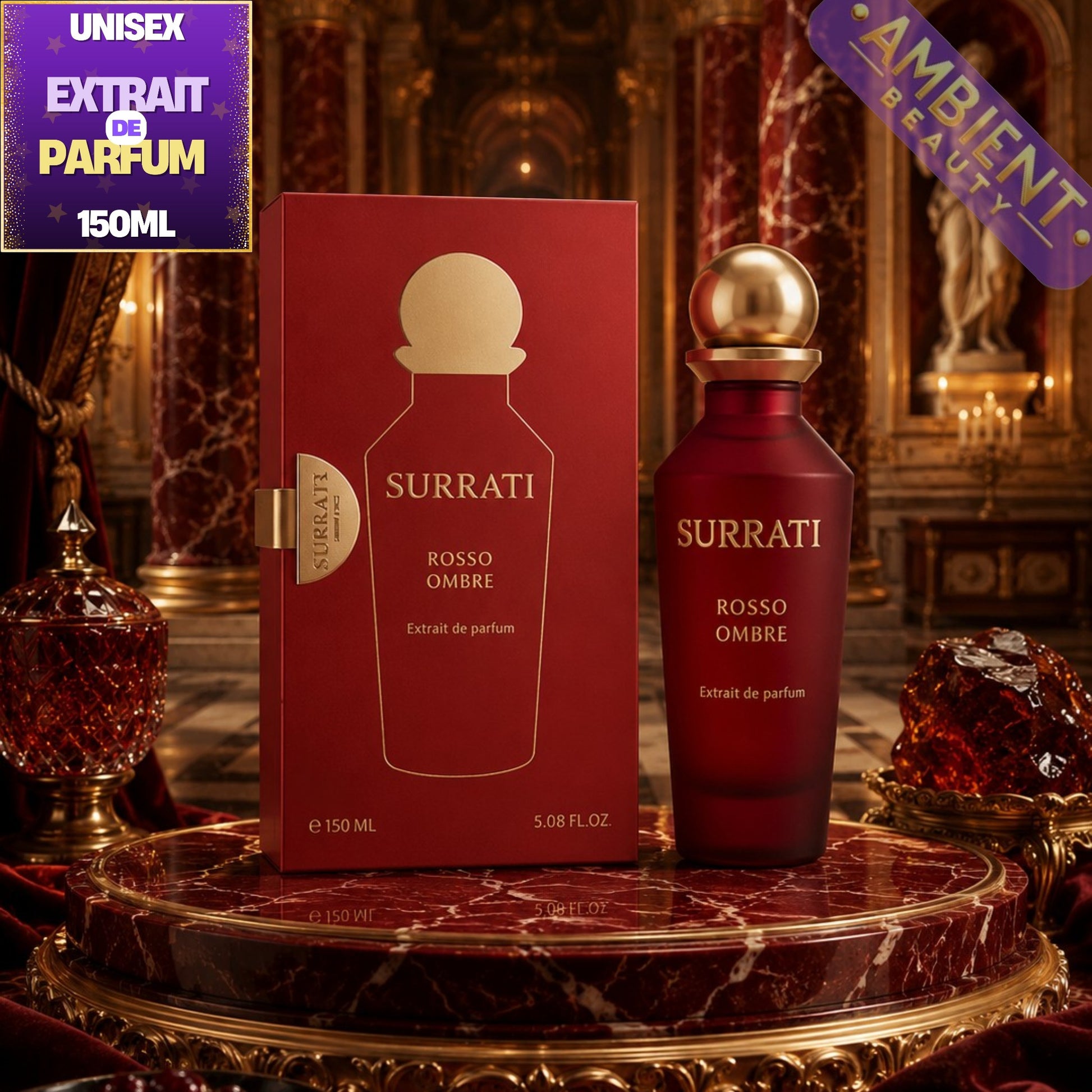Surrati Rosso Ombre Extrait De Parfum 150ml For Men and Women