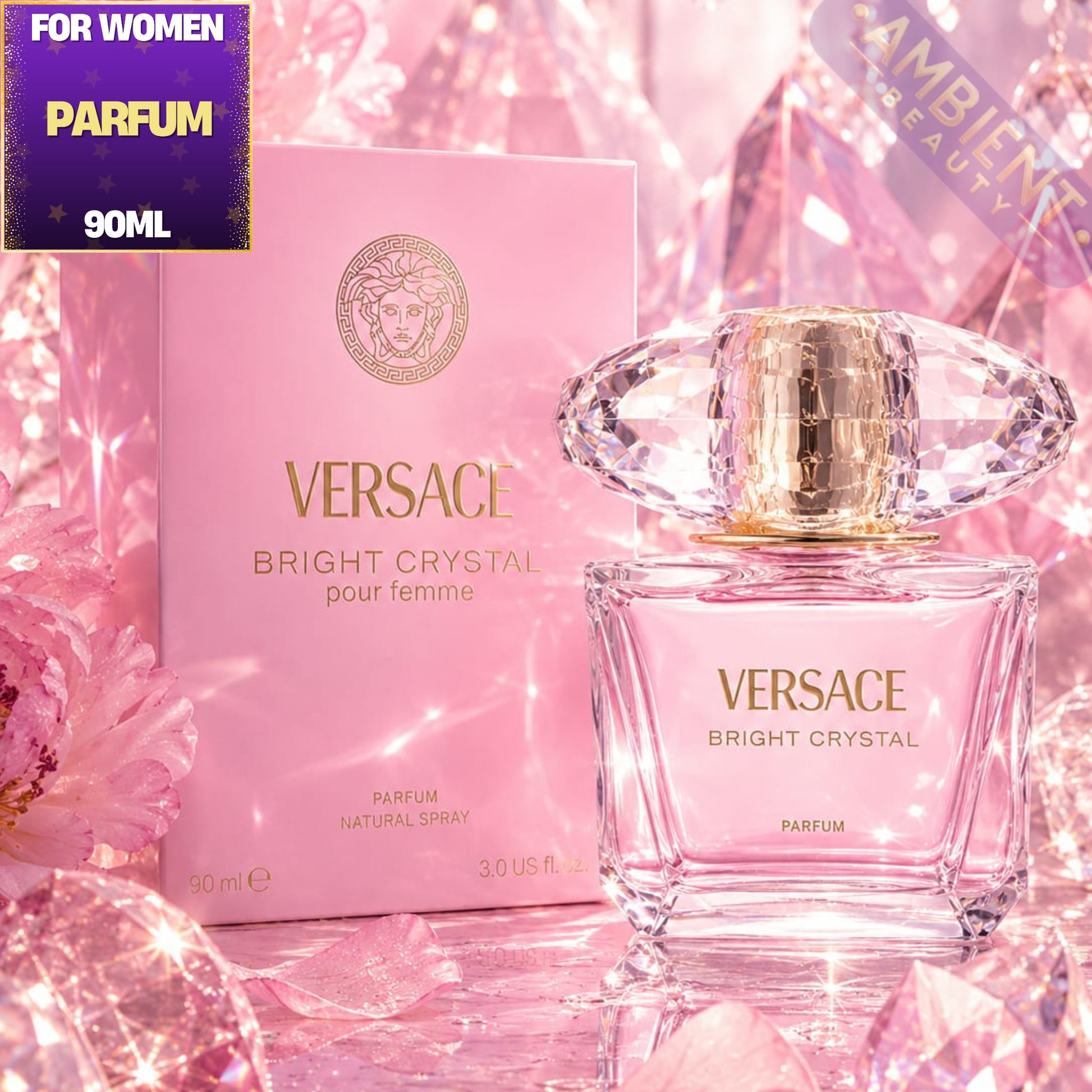 Versace Bright Crystal Parfum 90ml For Women