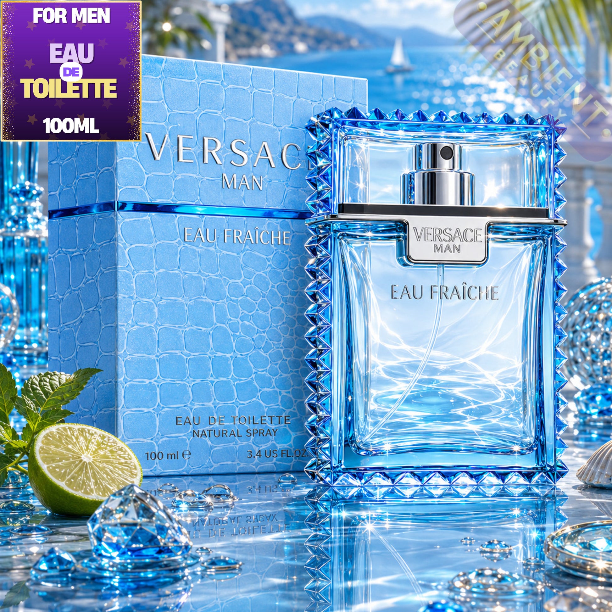 Versace Man Eau Fraiche Eau de Toilette 100ml For Men