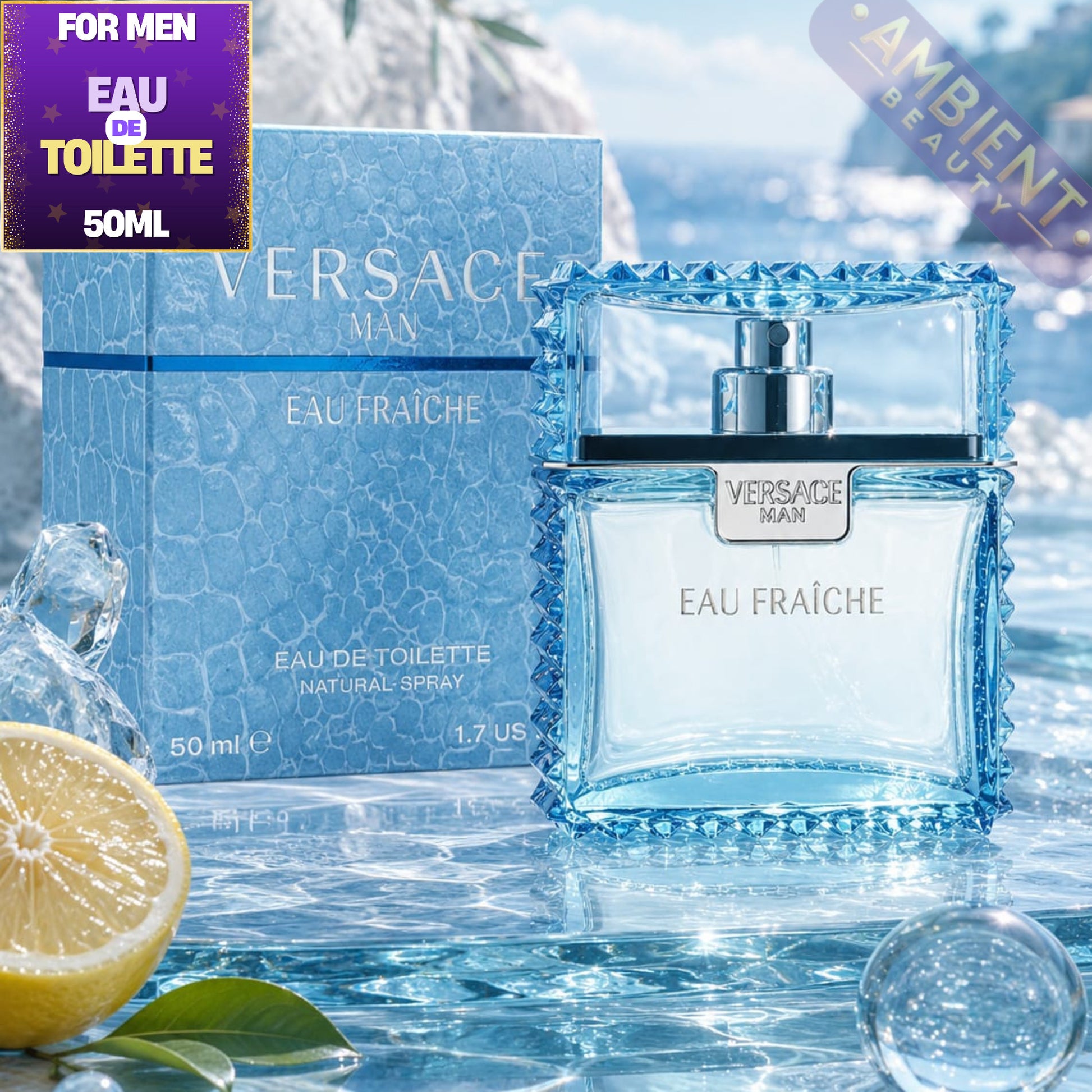 Versace Man Eau Fraiche Eau de Toilette 50ml For Men
