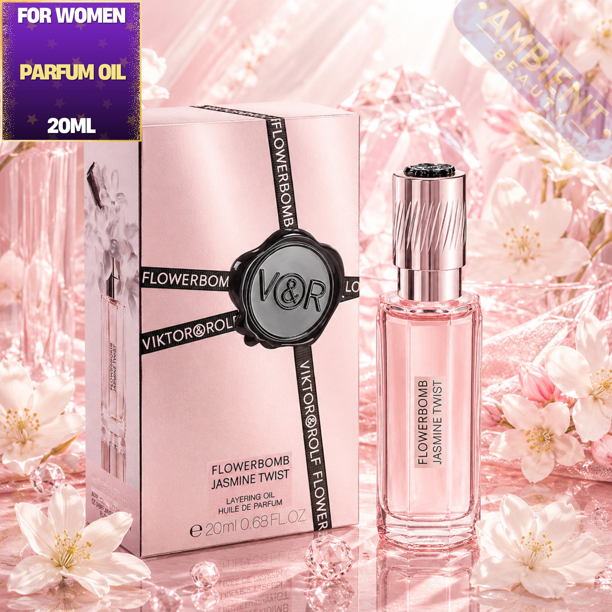 Viktor & Rolf Flowerbomb Jasmine Twist Layering Oil 20ml For Women