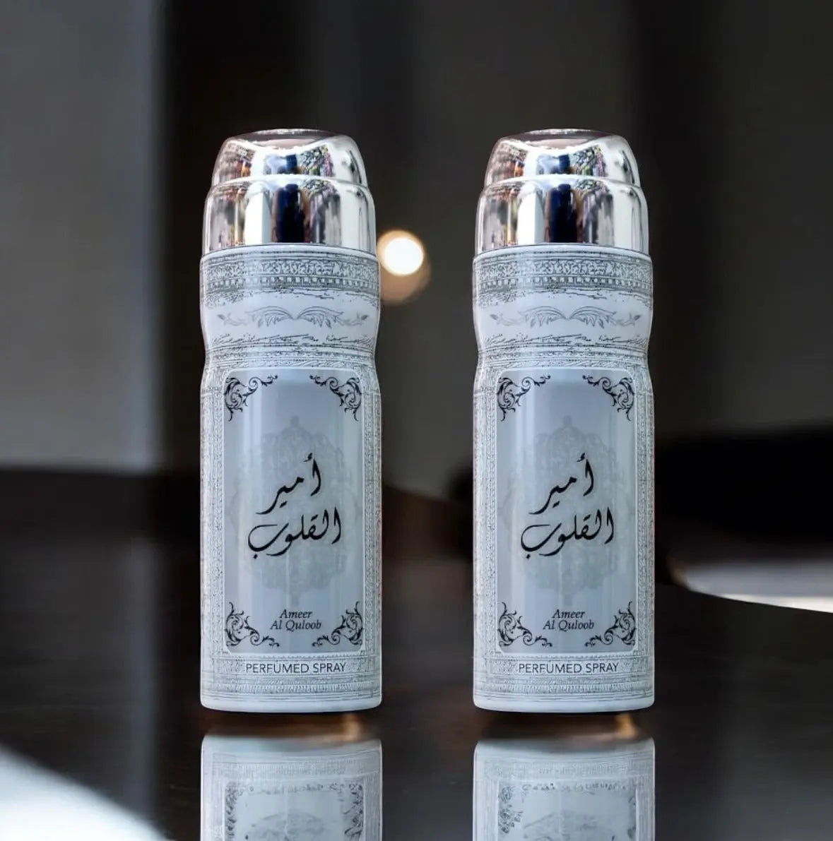 ARD AL ZAAFARAN Ameer Al Quloob Body Spray 200ml Duo Pack For Men Ard Al ZaafaranAmbient Beauty