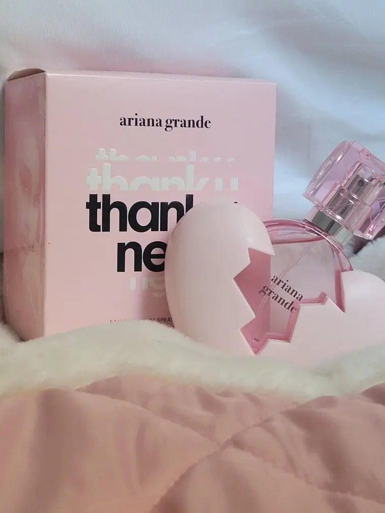 ARIANA GRANDE Thank U, Next Eau de Parfum 50ml For Women – Sweet Fruity Gourmand Fragrance with Raspberry, Coconut & Macarons Ariana Grande Ambient Beauty