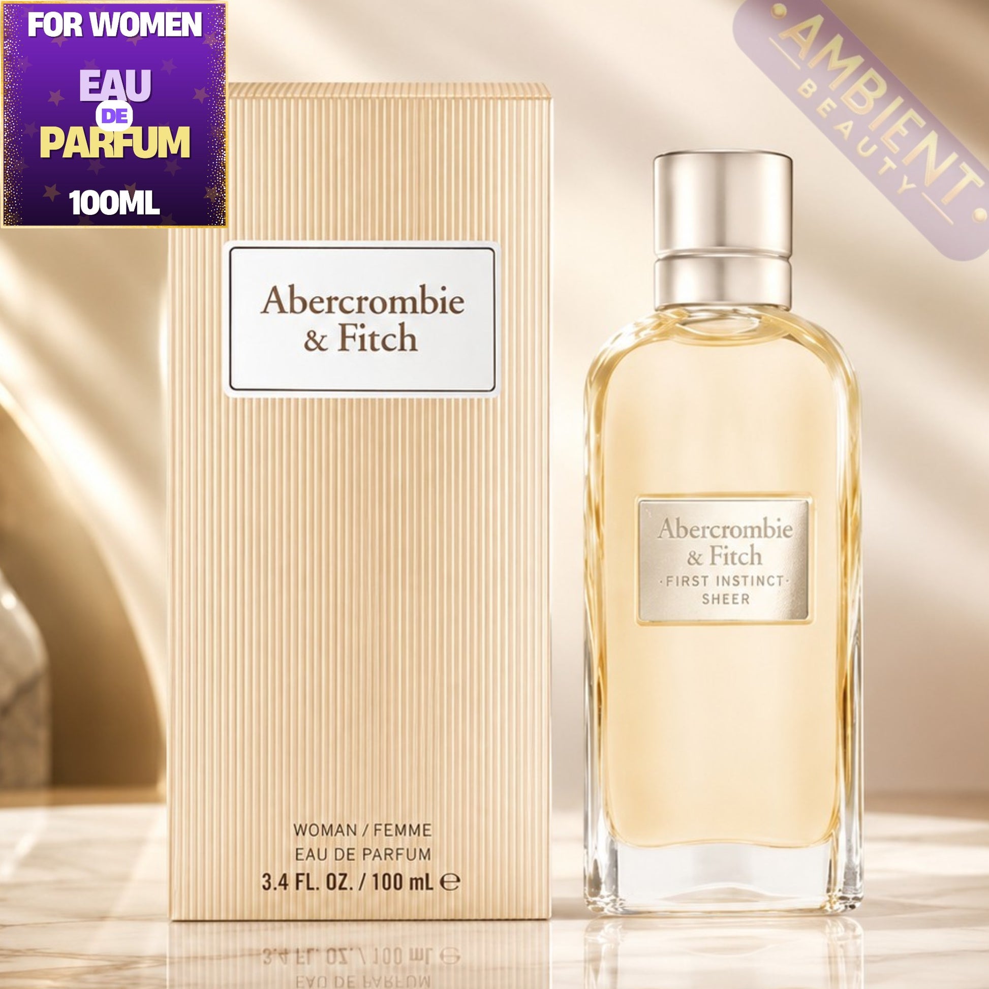 Abercrombie & Fitch First Instinct Sheer Eau de Parfum Bottle