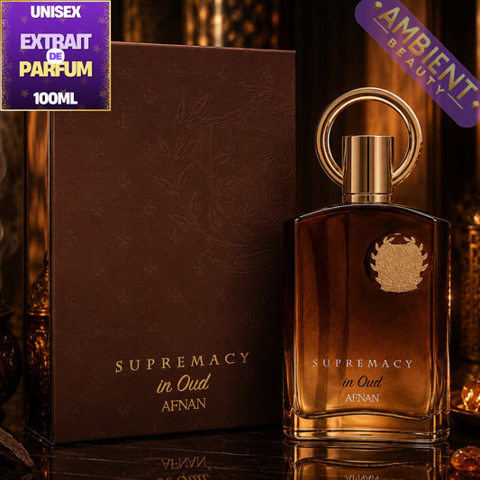 AFNAN Supremacy In Oud Extrait de Parfum 100ml For Men & Women – Oriental Woody Fragrance with Saffron, Oud & Patchouli