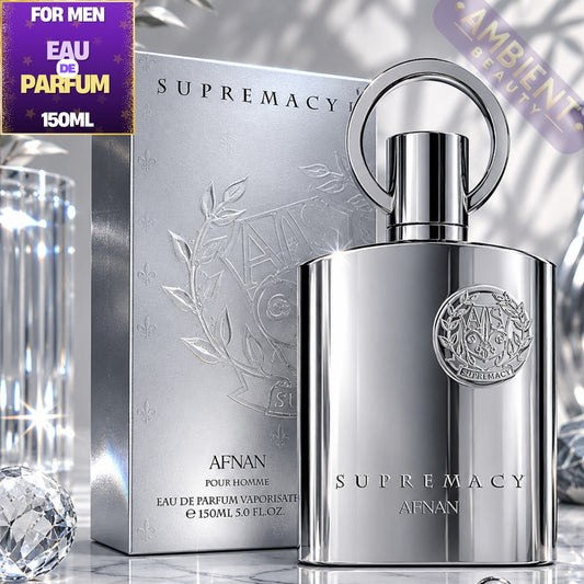 Afnan Supremacy Silver Eau de Parfum Bottle