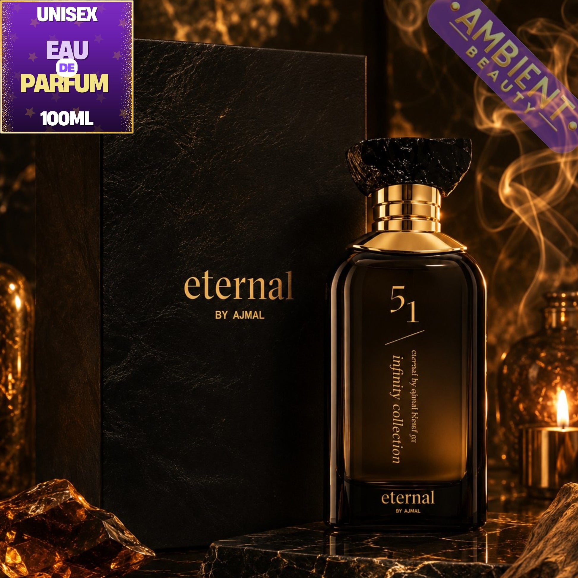 Ajmal Infinity Eternal 51 Eau De Parfum Bottle