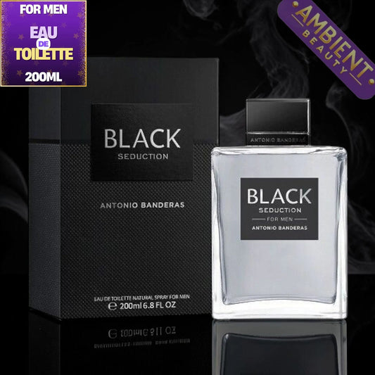 Antonio Banderas Seduction In Black Eau de Toilette Bottle