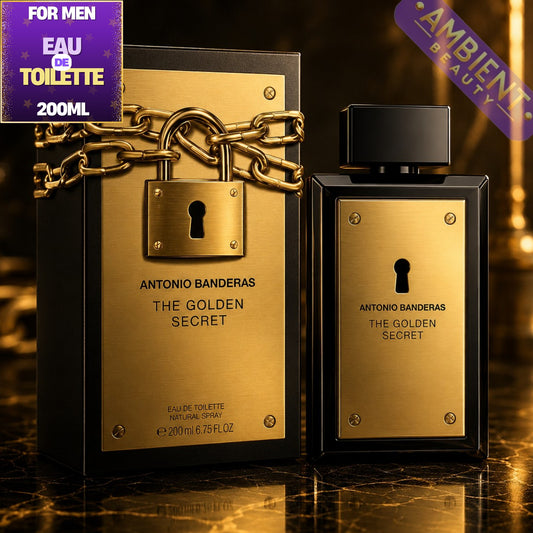 Antonio Banderas The Golden Secret Eau de Toilette Bottle
