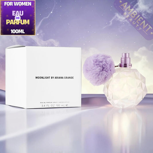ARIANA GRANDE Moonlight Eau de Parfum 100ml For Women – Sweet Fruity Gourmand Fragrance with Plum, Marshmallow & Vanilla Ariana Grande Ambient Beauty