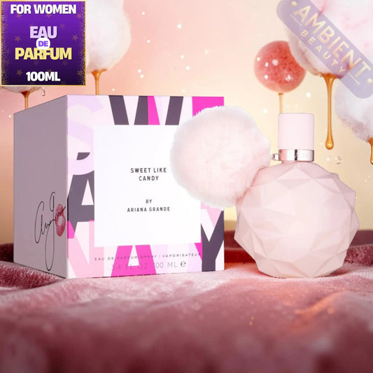 ARIANA GRANDE Sweet Like Candy Eau de Parfum 100ml For Women – Sweet Fruity Gourmand Fragrance with Marshmallow, Whipped Cream & Vanilla Ariana Grande Ambient Beauty