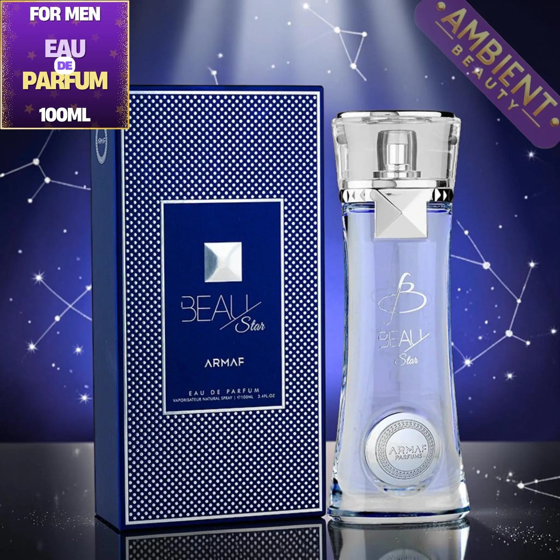 Armaf Beau Star Blue Perfume Bottle