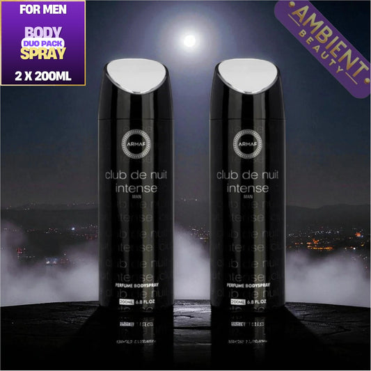 ARMAF Club De Nuit Intense Man Body Spray 200ml Duo Pack Armaf Ambient Beauty