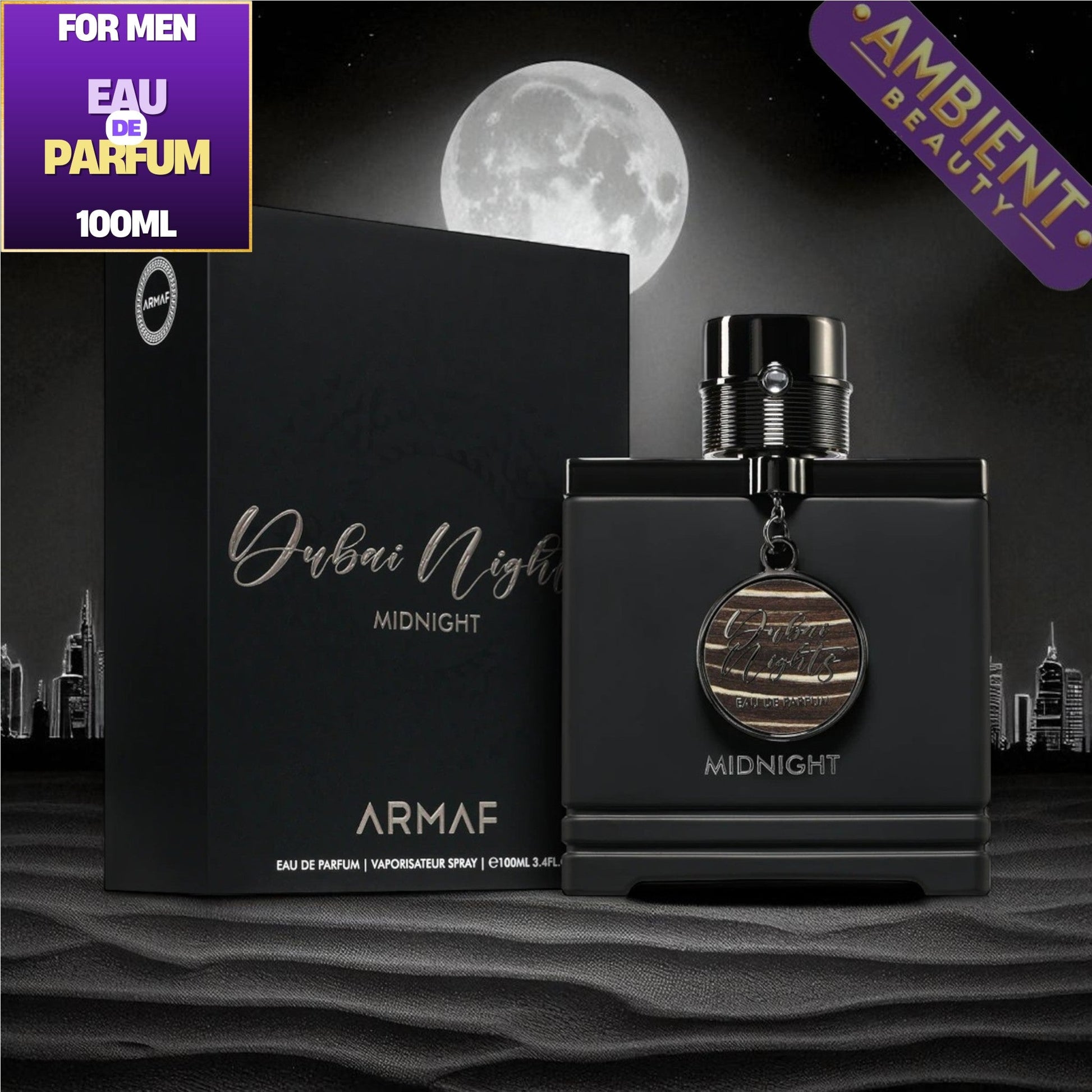 ARMAF Dubai Nights Midnight Eau De Parfum 100ml Armaf Ambient Beauty