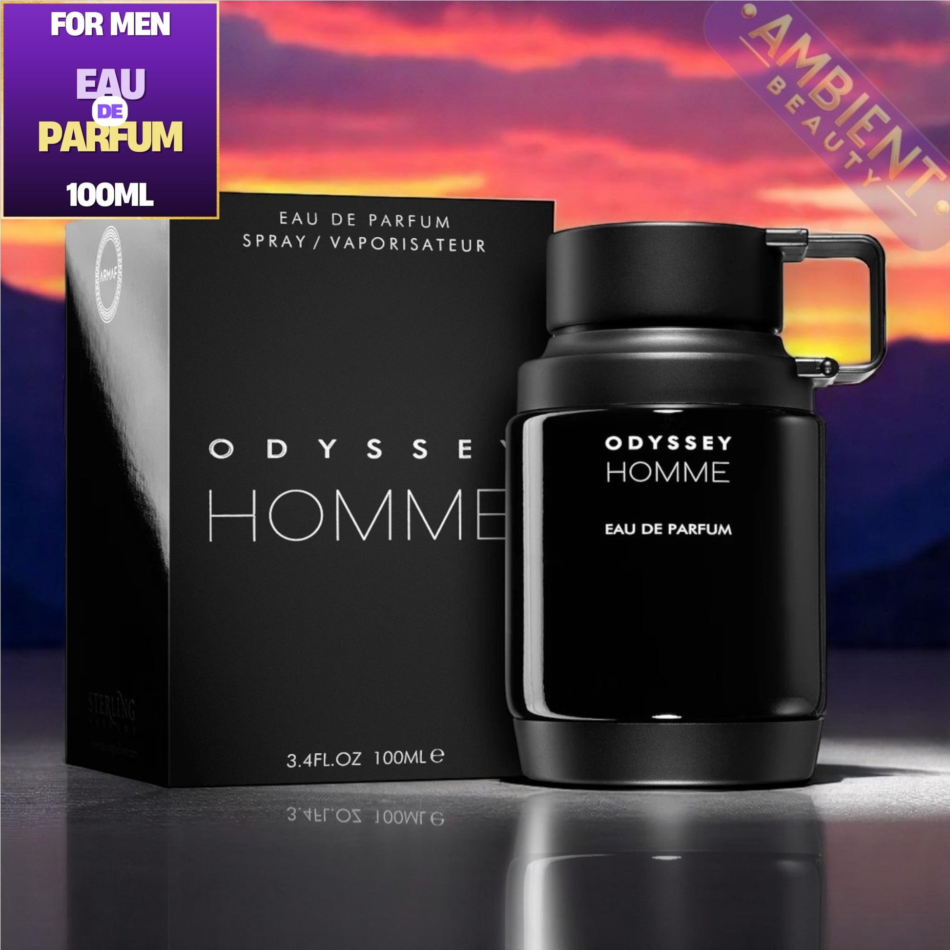 ARMAF Odyssey Homme Black Eau De Parfum 100ml Armaf Ambient Beauty