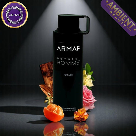 ARMAF Odyssey Homme Black Body Spray 200ml Armaf Ambient Beauty