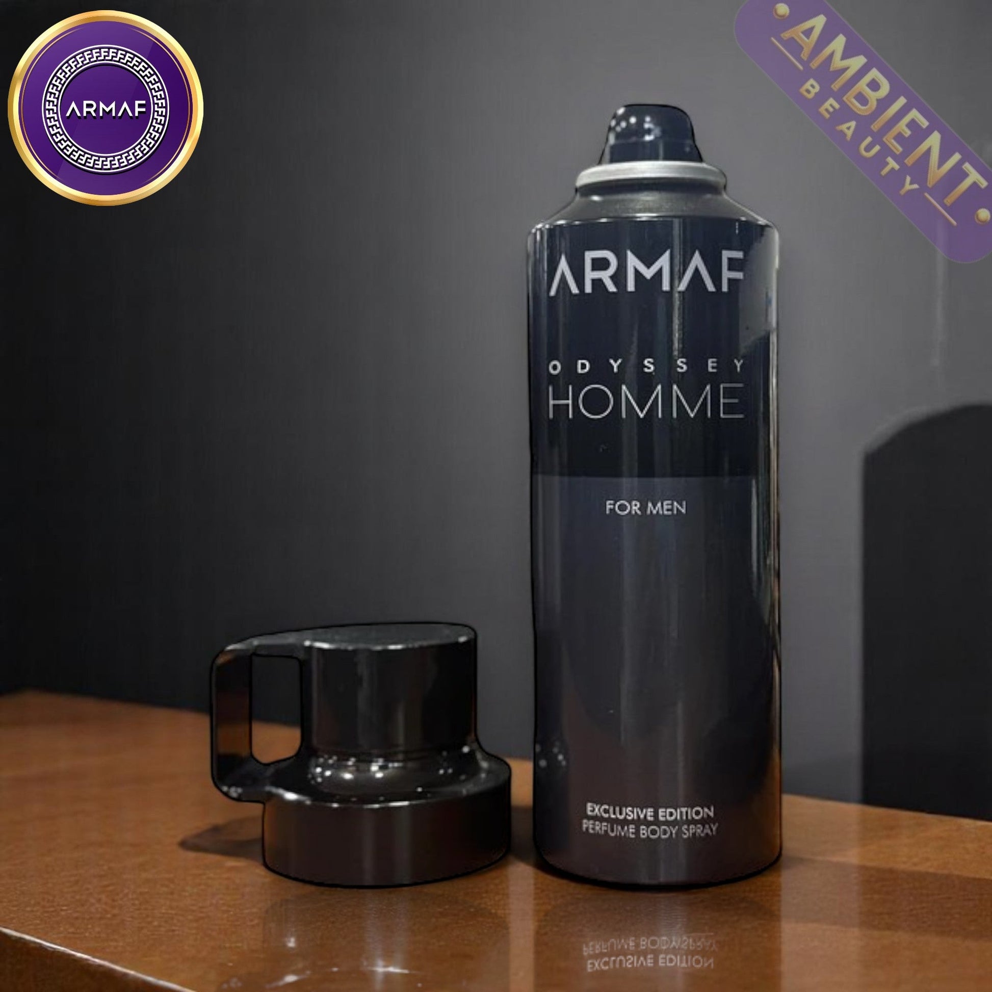 ARMAF Odyssey Homme Black Body Spray 200ml Armaf Ambient Beauty
