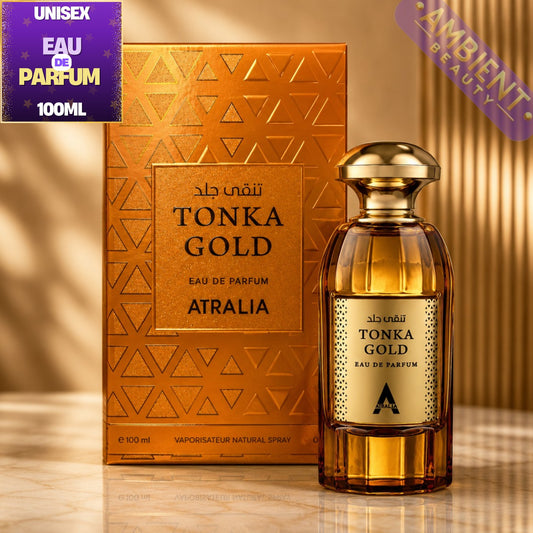 Atralia Tonka Gold Eau de Parfum Bottle