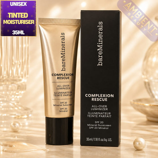 bareMinerals Complexion Rescue All Over Luminizer Tinted Moisturiser SPF20 35ml - Golden Peach For Men &  Women