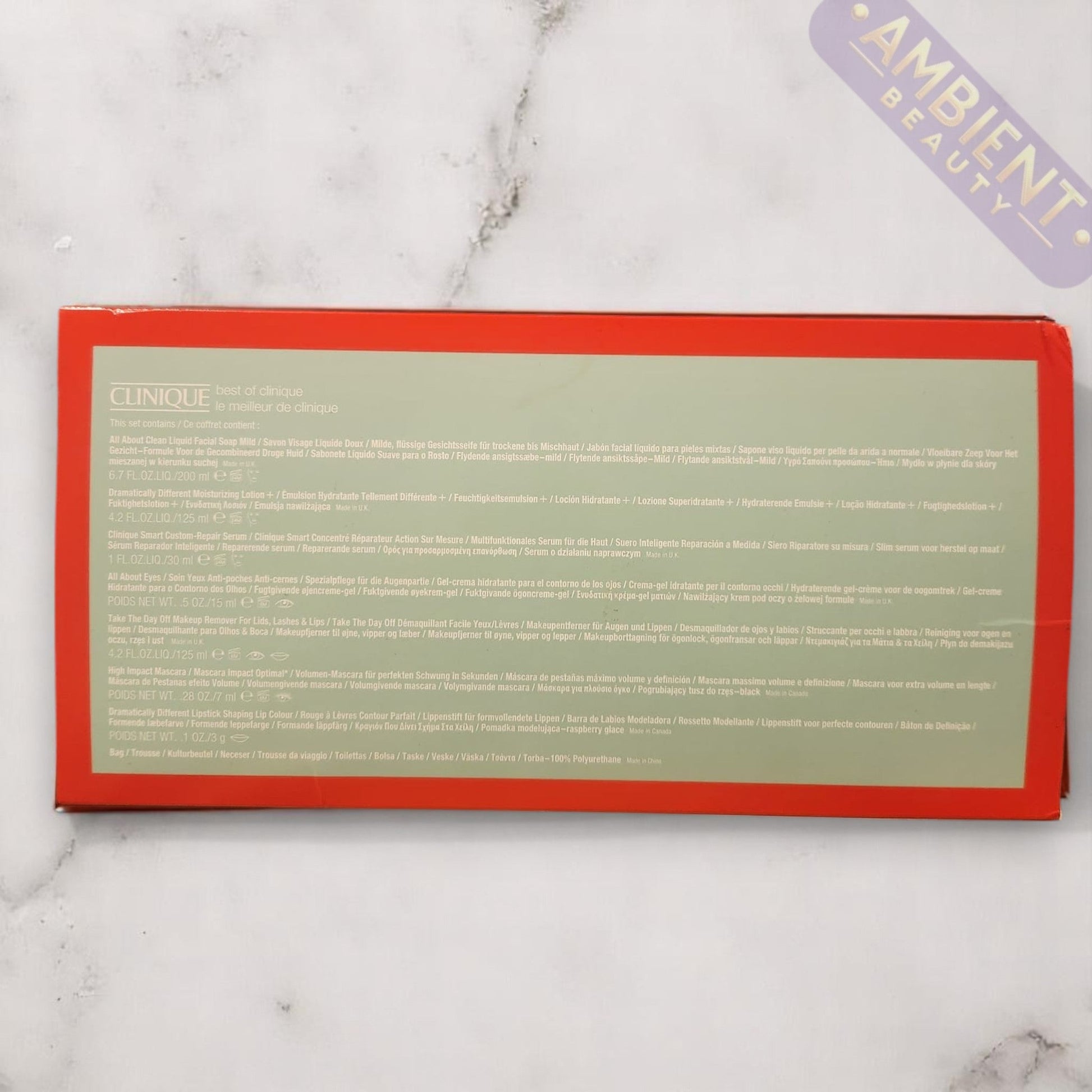 CLINIQUE Best Of Clinique 7-piece Limited Edition Festive Gift Set Clinique Ambient Beauty