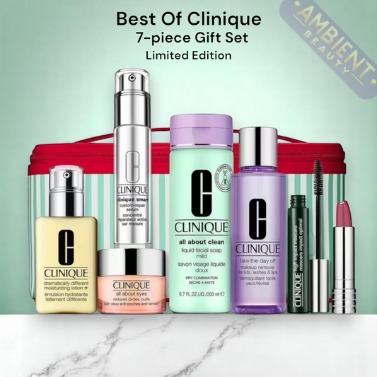 CLINIQUE Best Of Clinique 7-piece Limited Edition Festive Gift Set Clinique Ambient Beauty