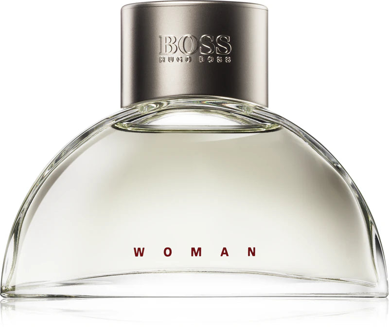 BOSS perfume bottle for women on a white background