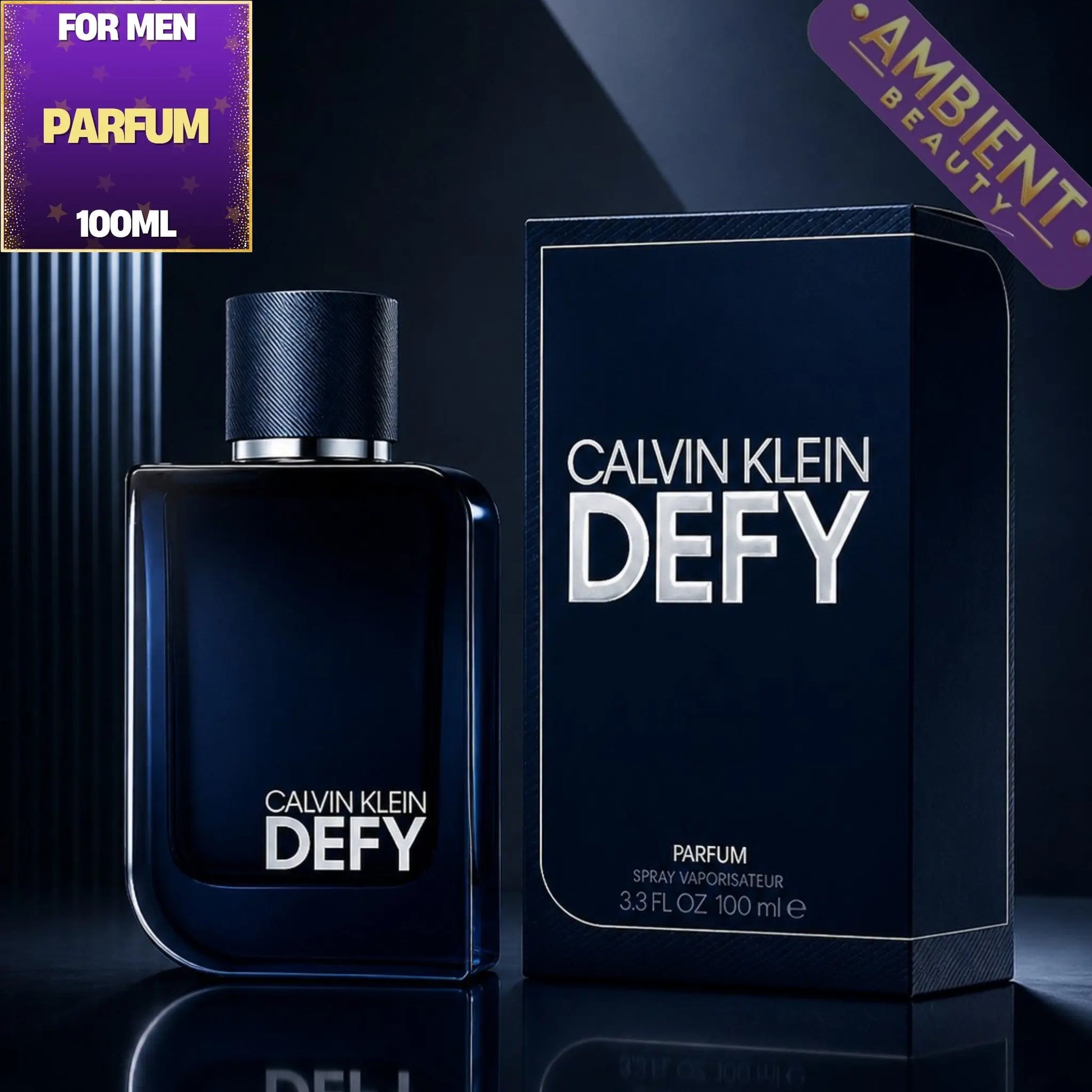 Calvin Klein Defy Parfum 100ml Bottle