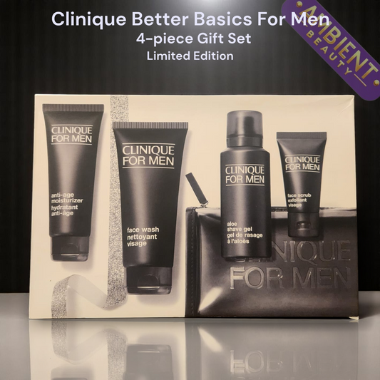 CLINIQUE Better Basics For Men 4-piece Limited Edition Gift Set Clinique Ambient Beauty